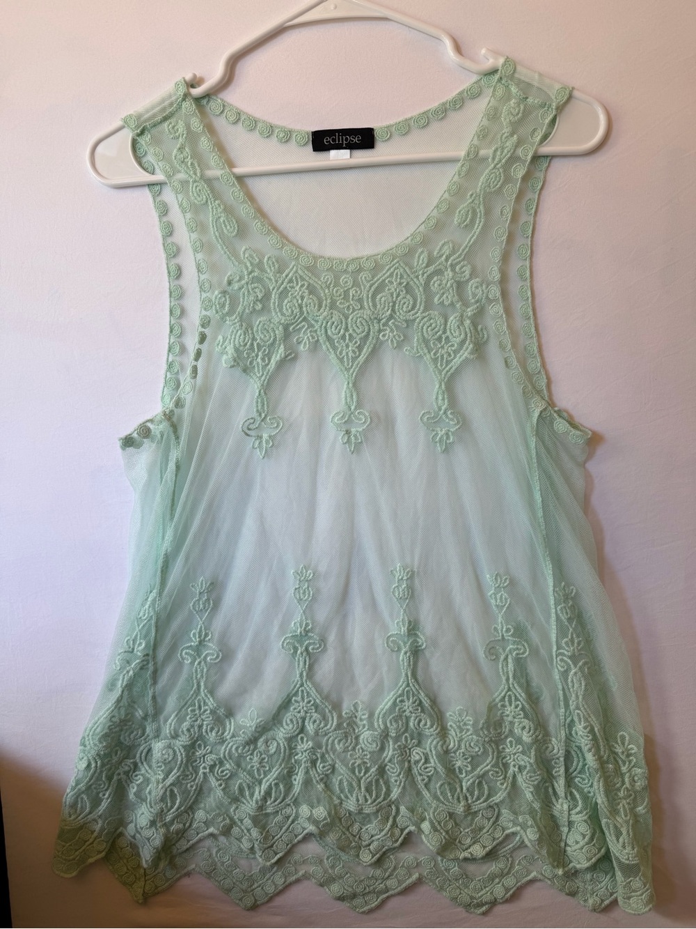 Eclipse sheer top